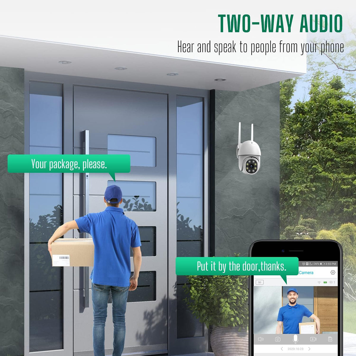 Wireless WiFi 3MP Outdoor Security Camera System with 1TB Hard Drive T4614
