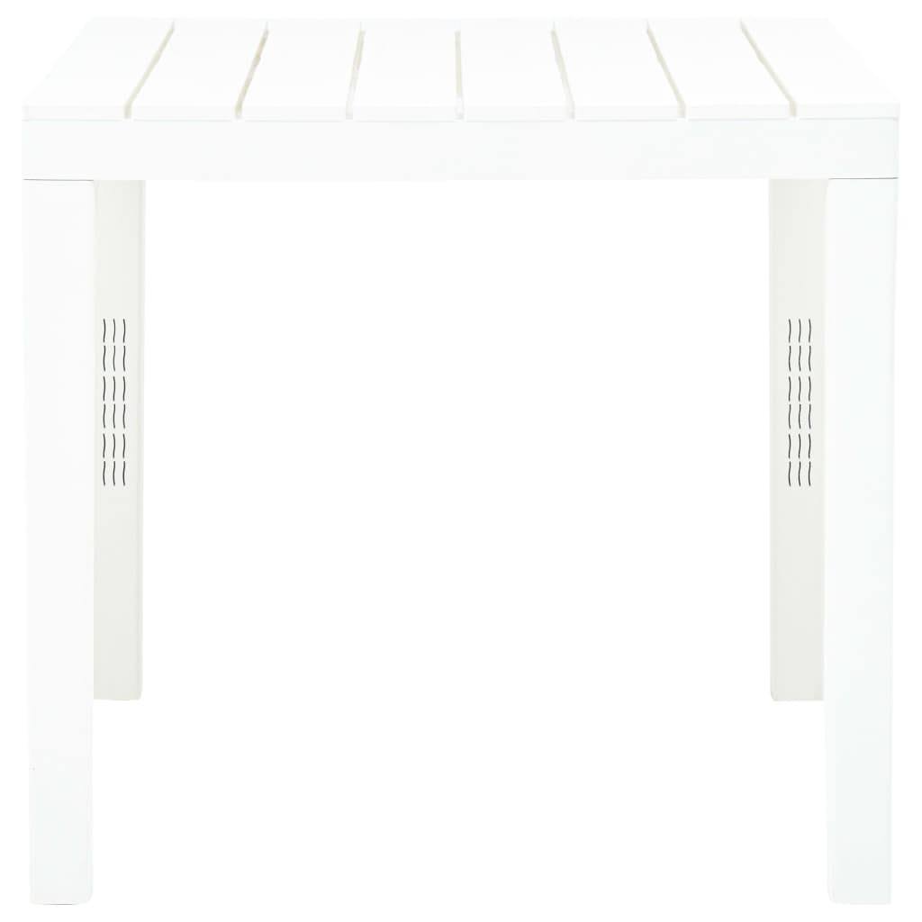 Mocca Plastic Garden Table P317382