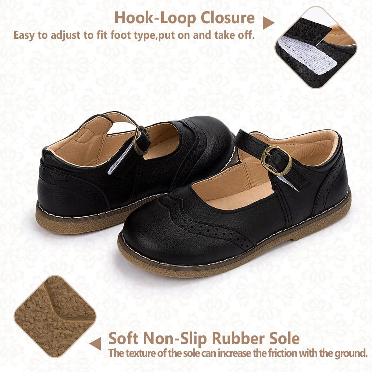 Mary Jane Ballet Flats Shoes with Bowknot F238612