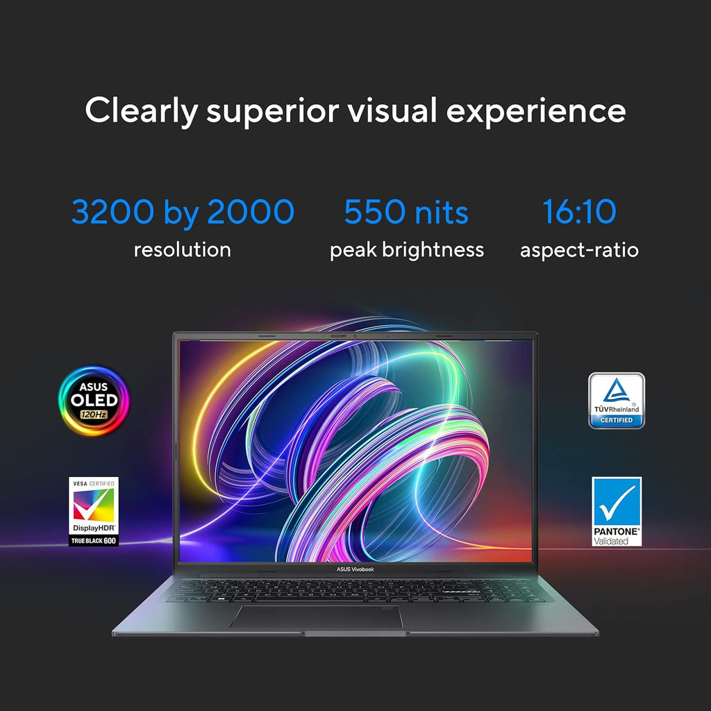16” 3.2K 120Hz OLED Laptop, Intel Core i9-13900H, RTX 4050, 16GB RAM, 1TB SSD, Windows 11 Home, Indie Black Z654