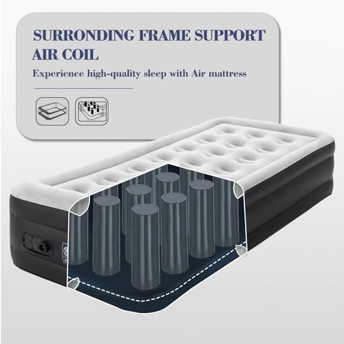 Queen Size Air Mattress with Built-in Pump C382178