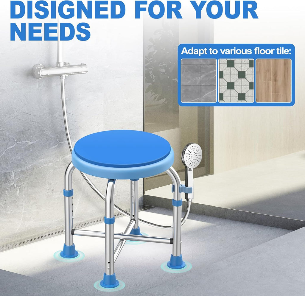 400LB Stainless Steel Round Shower Chair S2490