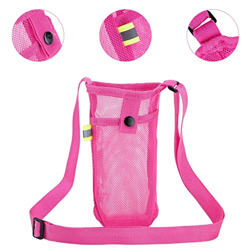 Sling Bag with Water Bottle Holder 25/32/40 Oz Water Bottle Carrier with Strap and Phone Pocket Water Bottle Pouch D303676