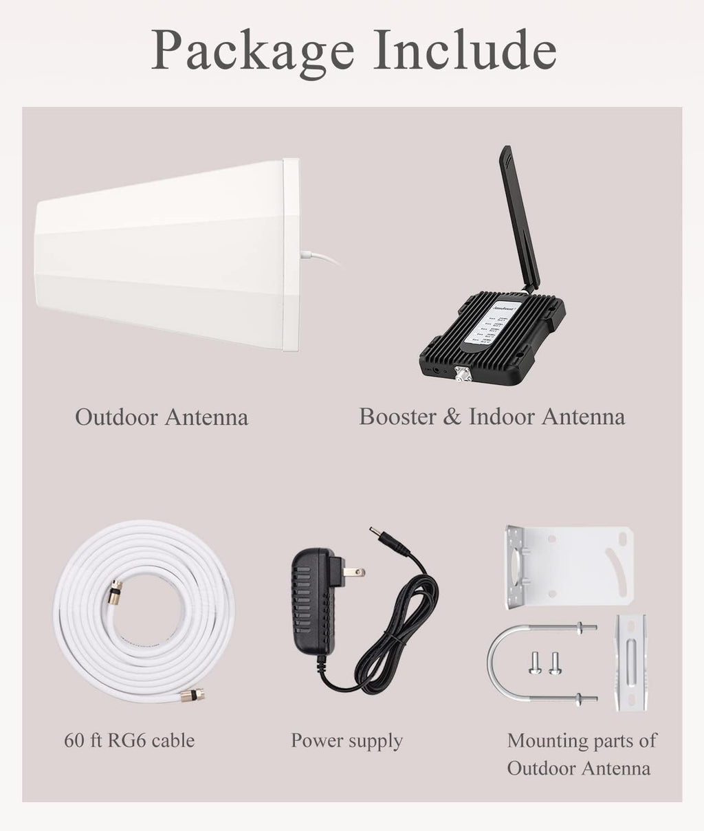 5 Band Cell Phone Signal Booster for Home L160959