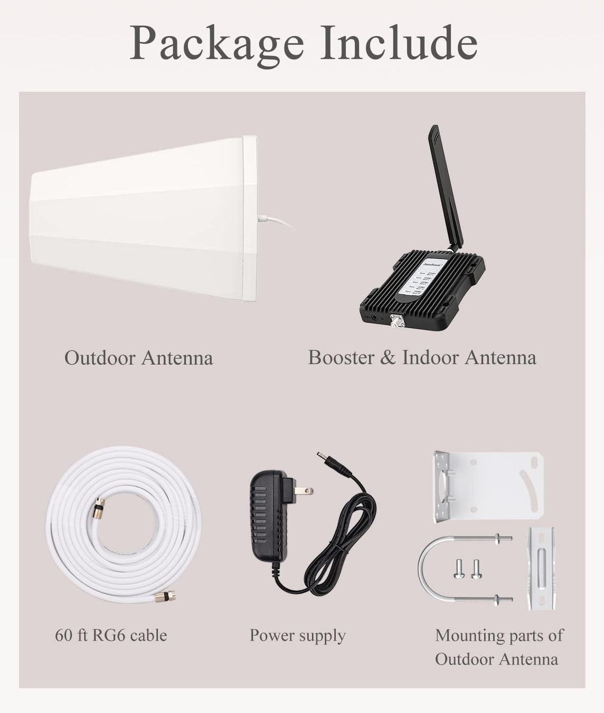 5 Band Cell Phone Signal Booster for Home L160959