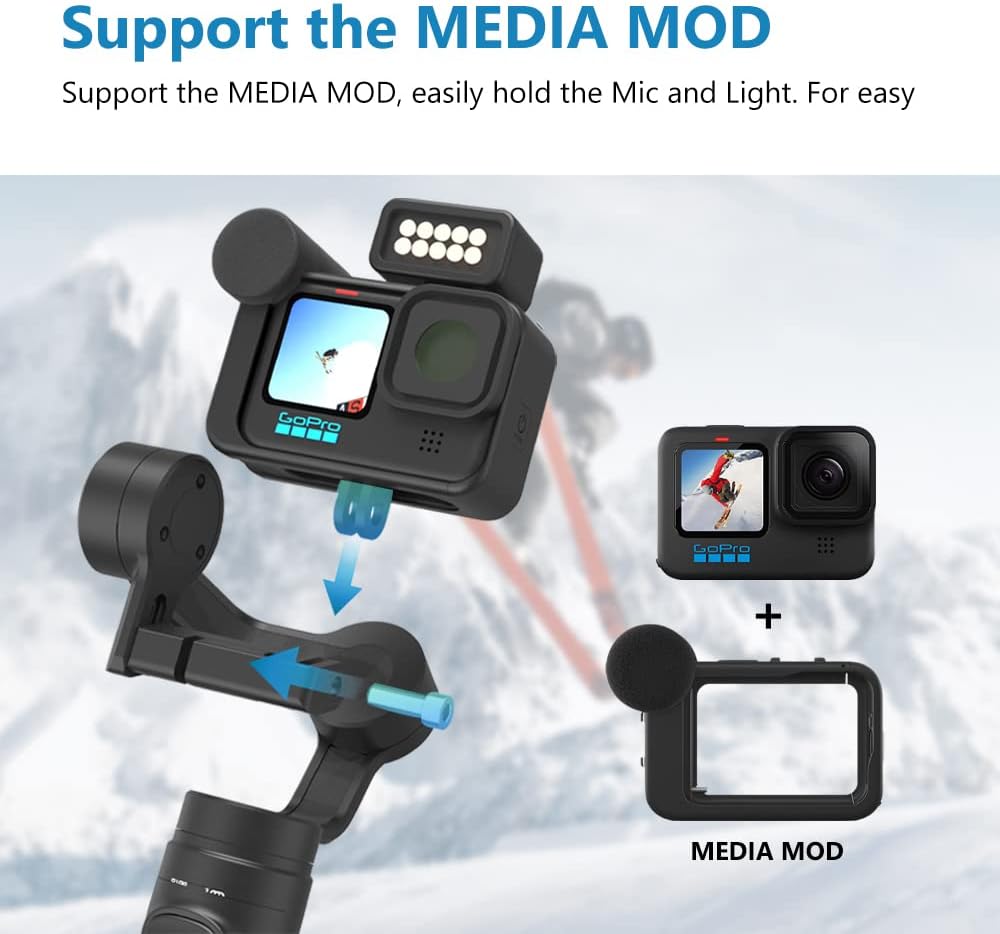 3-Axis Handheld Gimbal Stabilizer for Action Cameras J355