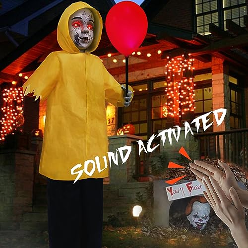 4 Ft Life Size Animatronics Prop with Glowing Balloon D369675