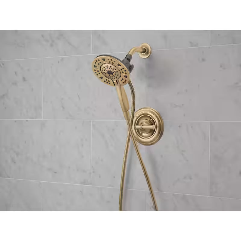 Single-Handle 4-Spray Shower Faucet in Champagne Bronze R708802