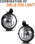 Front Bumper Fog Light Assembly with Clear Lens 2PCS L80252