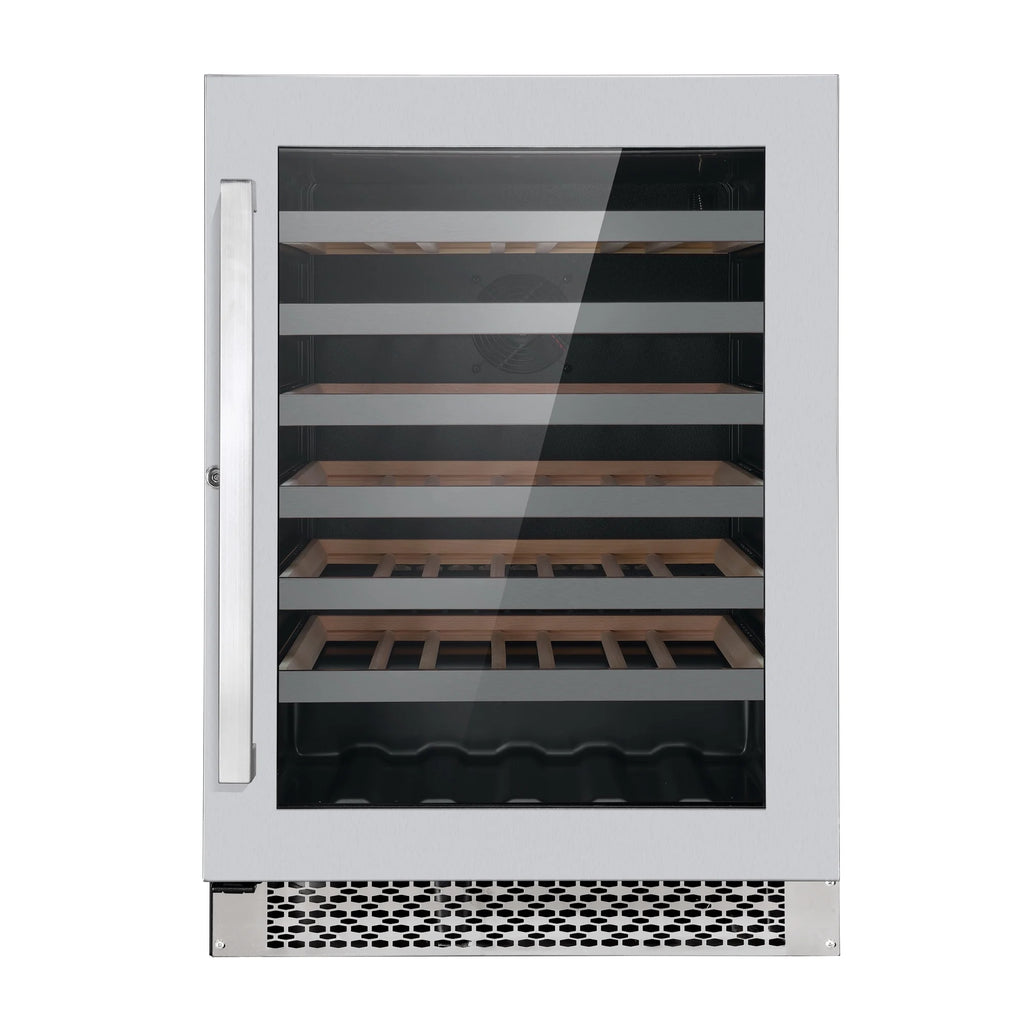 3 Piece Kitchen Appliance Package with Gas Range Range Hood and Wine Refrigerator I823642