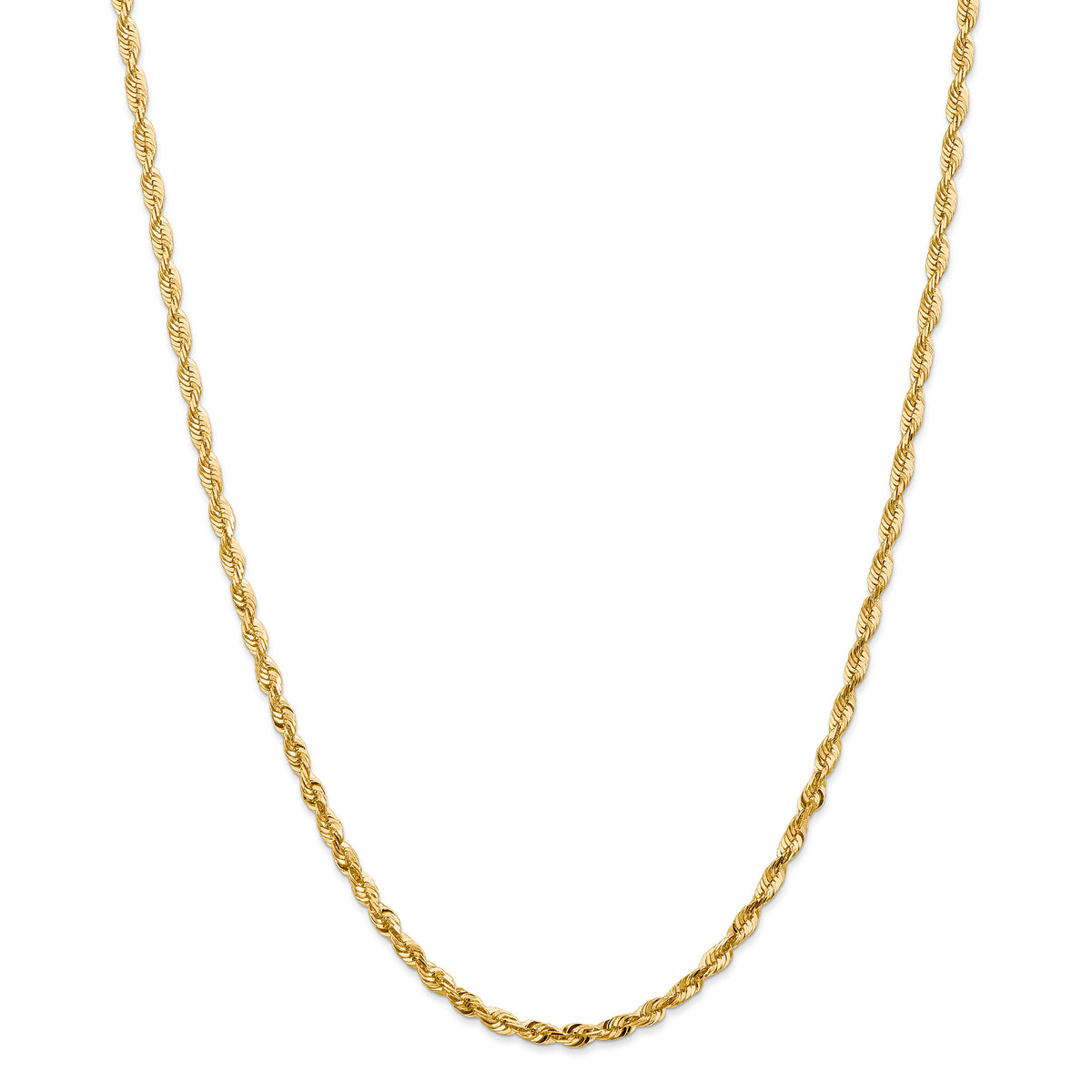 14k 4mm Rope Chain F229