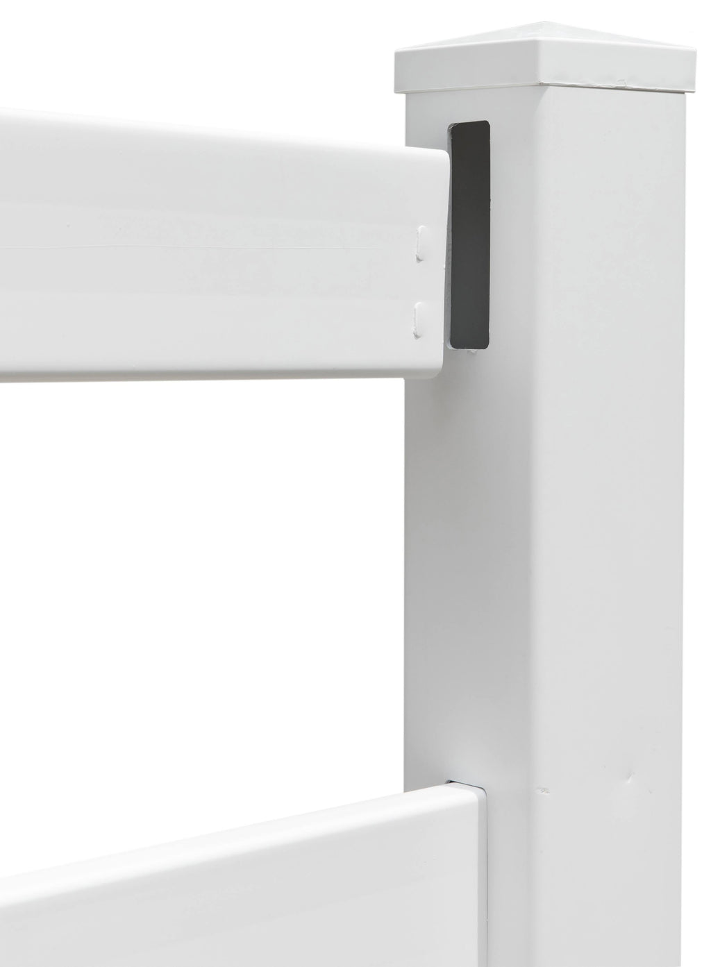 Pack of 2 Vinyl Fence Posts with Cap A782