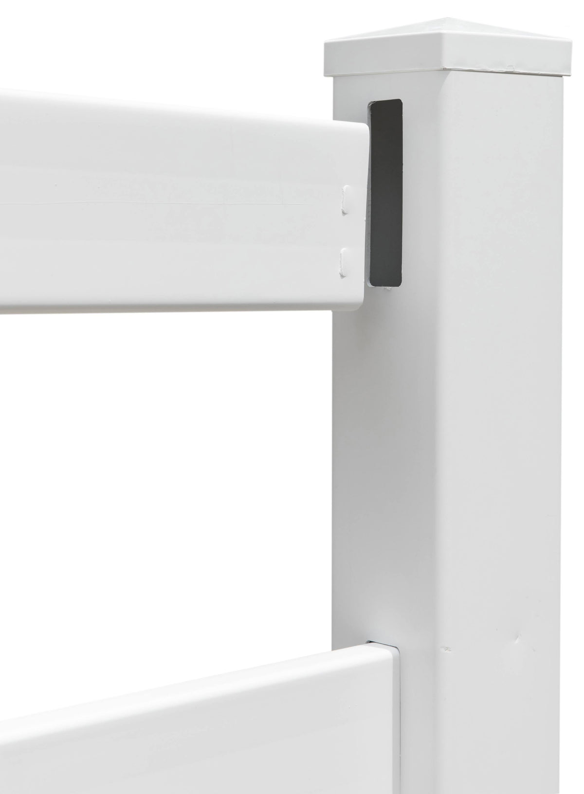 Pack of 2 Vinyl Fence Posts with Cap A782