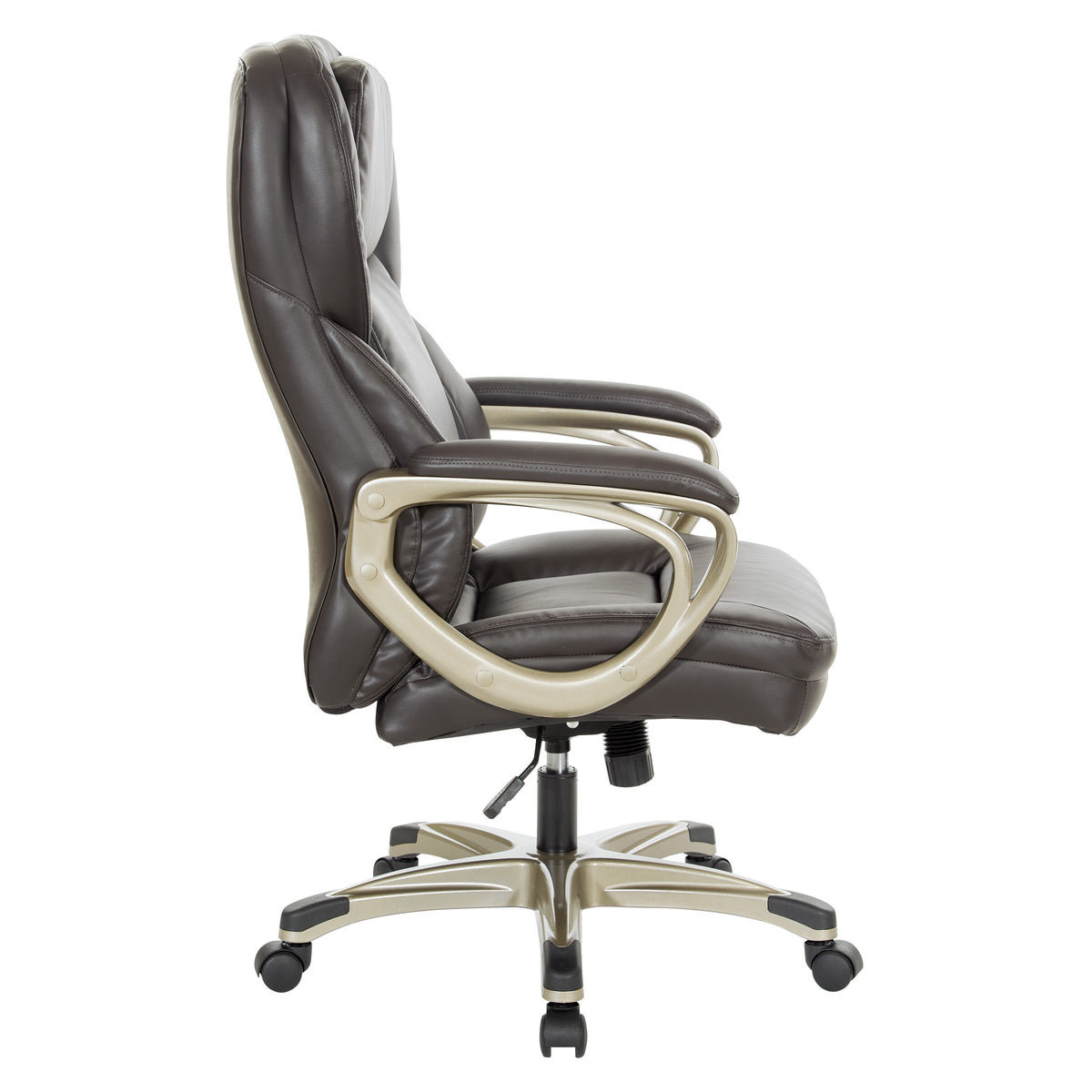 Cream Bonded Leather Executive Office Chair X2351