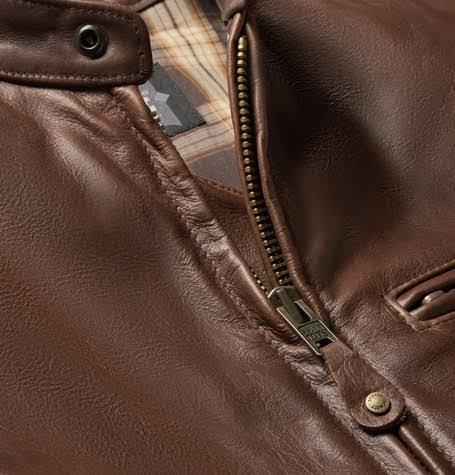 Brown Leather Jacket B4888
