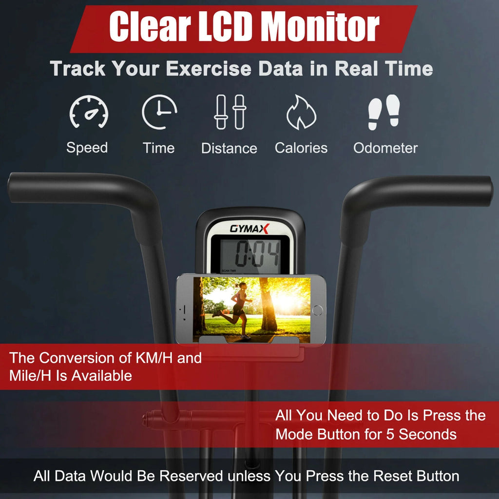 Fan Exercise Bike with LCD Display K9021