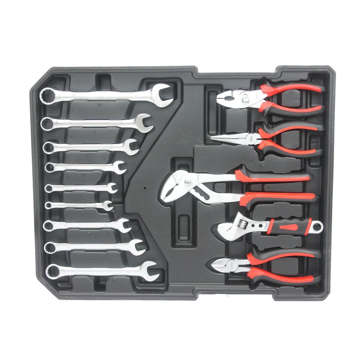 899PCS White Hand Tool Set with Rolling Tool Box W20427