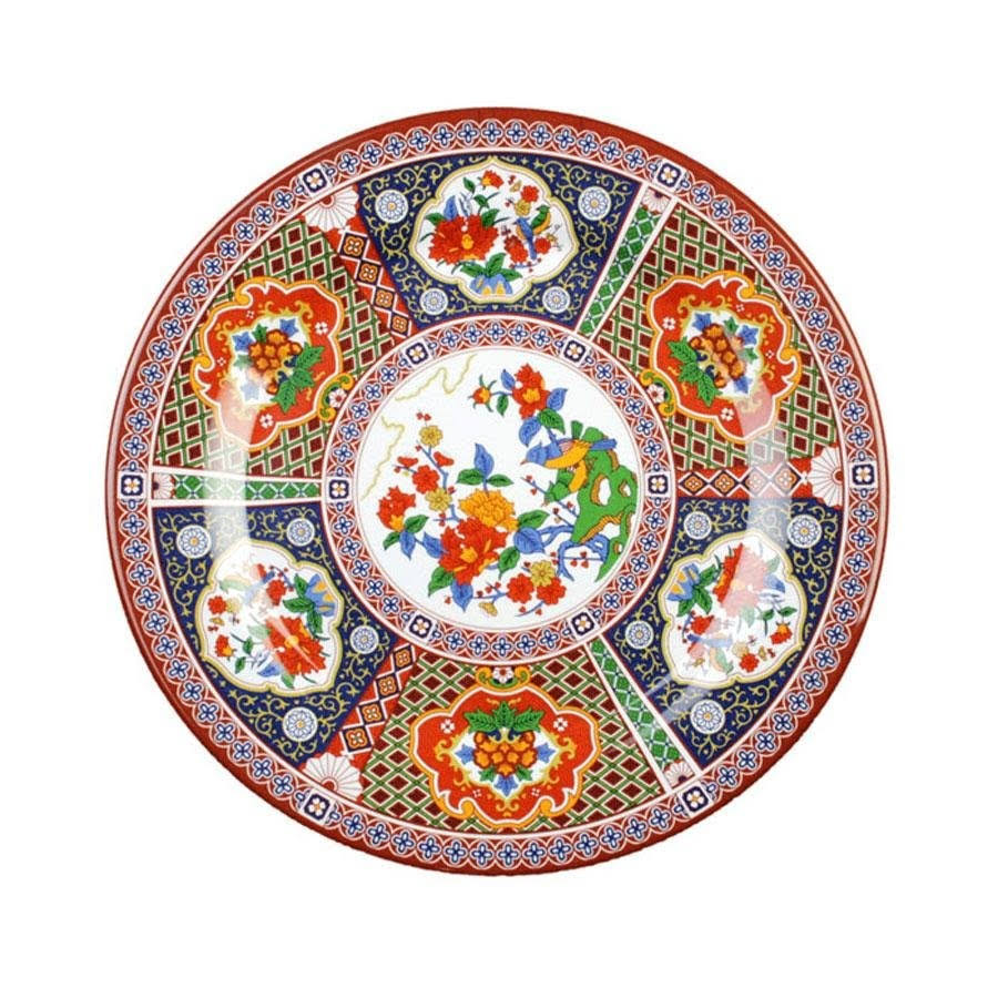 Peacock Round Plate X52483