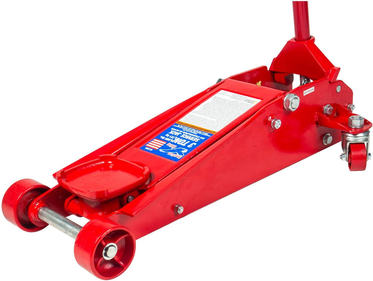 Red 3 Ton Hydraulic Floor Jack B163547