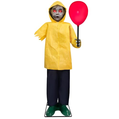 4 Ft Life Size Animatronics Prop with Glowing Balloon D369675