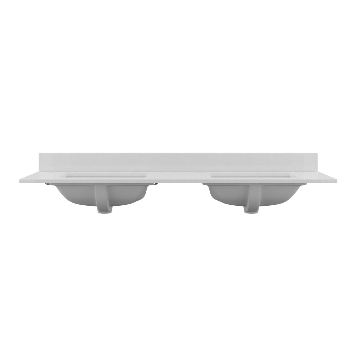 61x22 Quartz Vanity Top with Backsplash G462