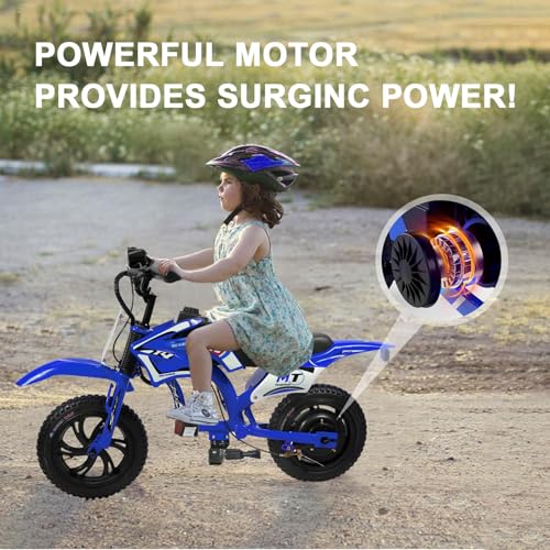 Blue 25.2V 300W Kids Electric Motorcycle Z814585