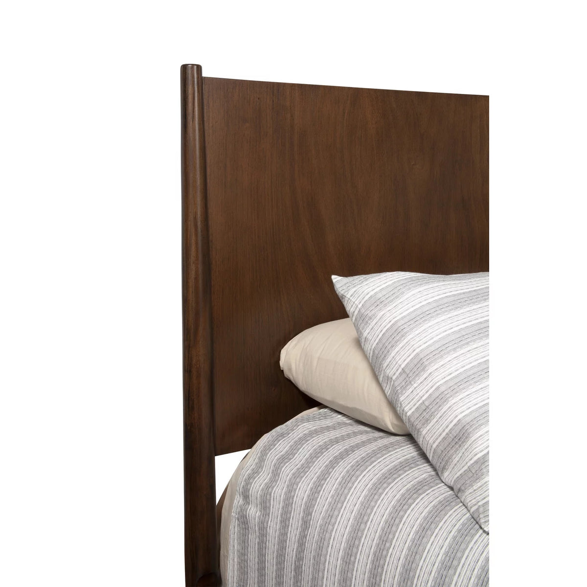 Black Wood Queen Panel Bed P51576