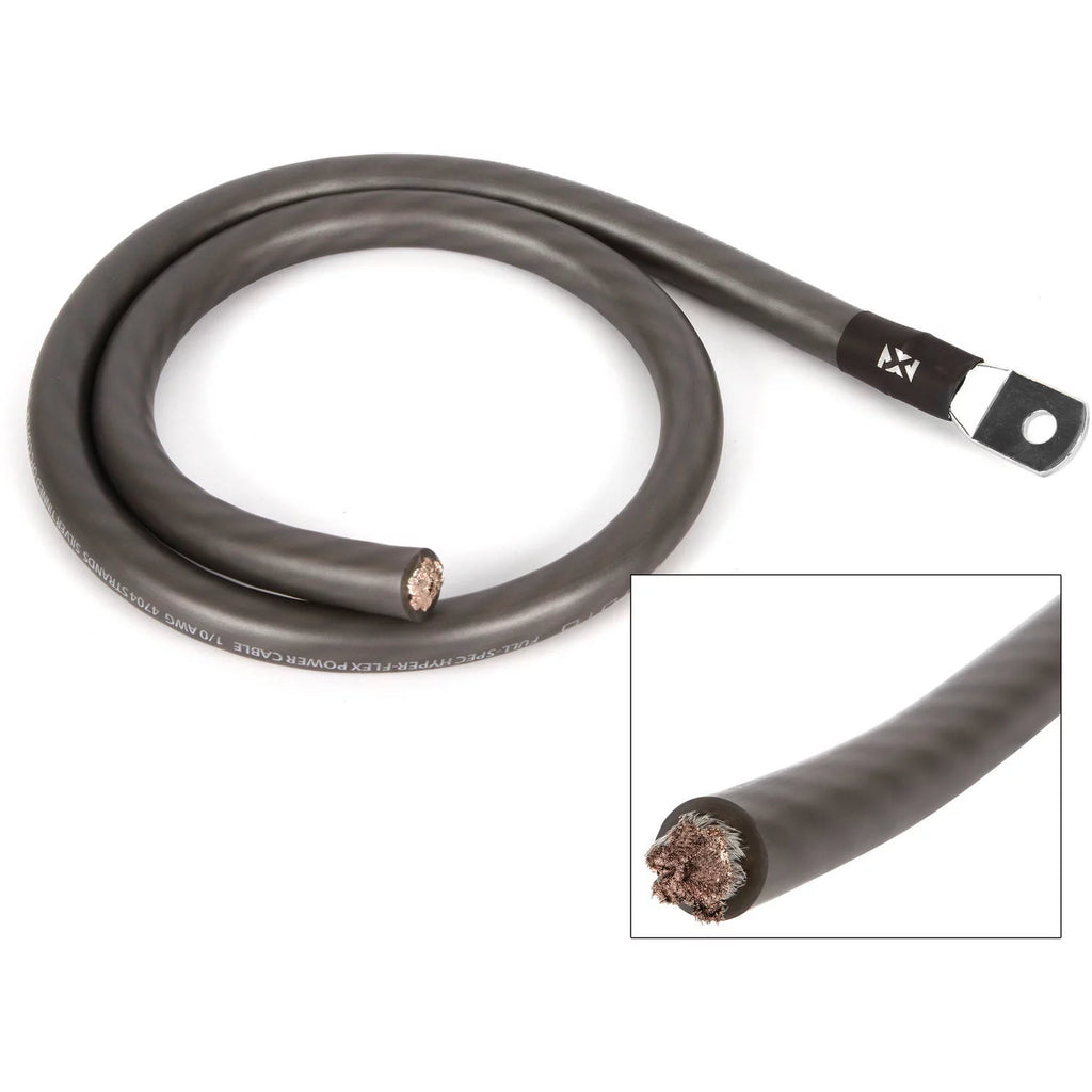 1/0 Gauge Oxygen Free Copper Amplifier Wiring Kit F4611