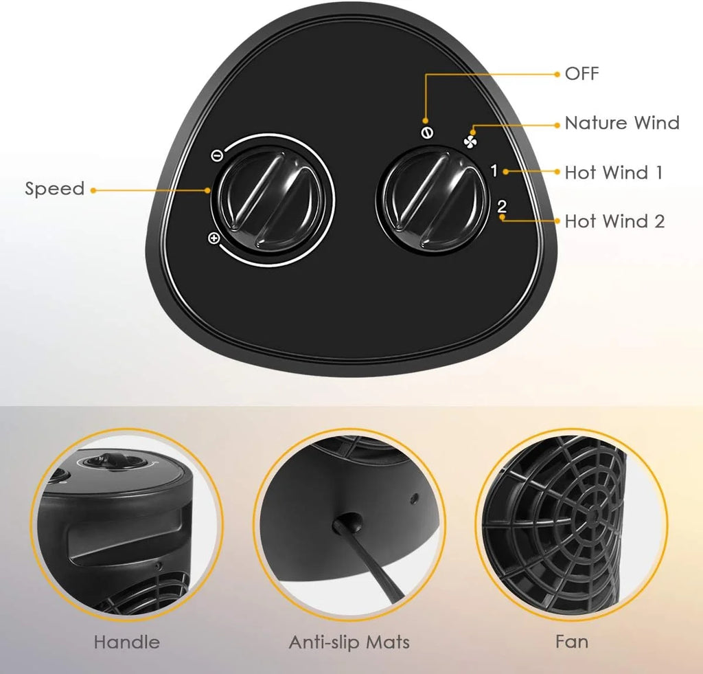 1500W Ceramic Portable Space Heater S367