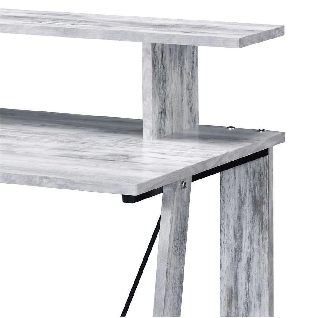 Antique White and Black Wood Writing Desk M648695