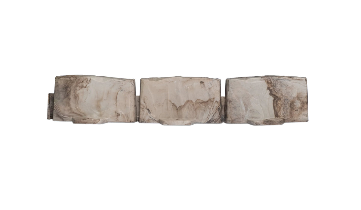 Brown Faux Stone Landscape Edging Kit I507933