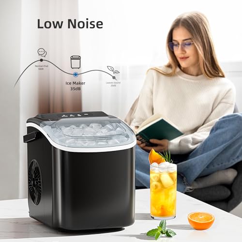 Portable Countertop Ice Maker with Carry Handle U815