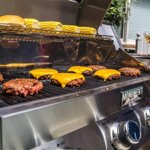 4-Burner Propane Gas Grill Stainless Steel with Rotisserie Kit B797597