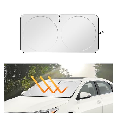 Car Sun Shade Windshield with Opening L49147