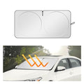 Car Sun Shade Windshield with Opening L49147