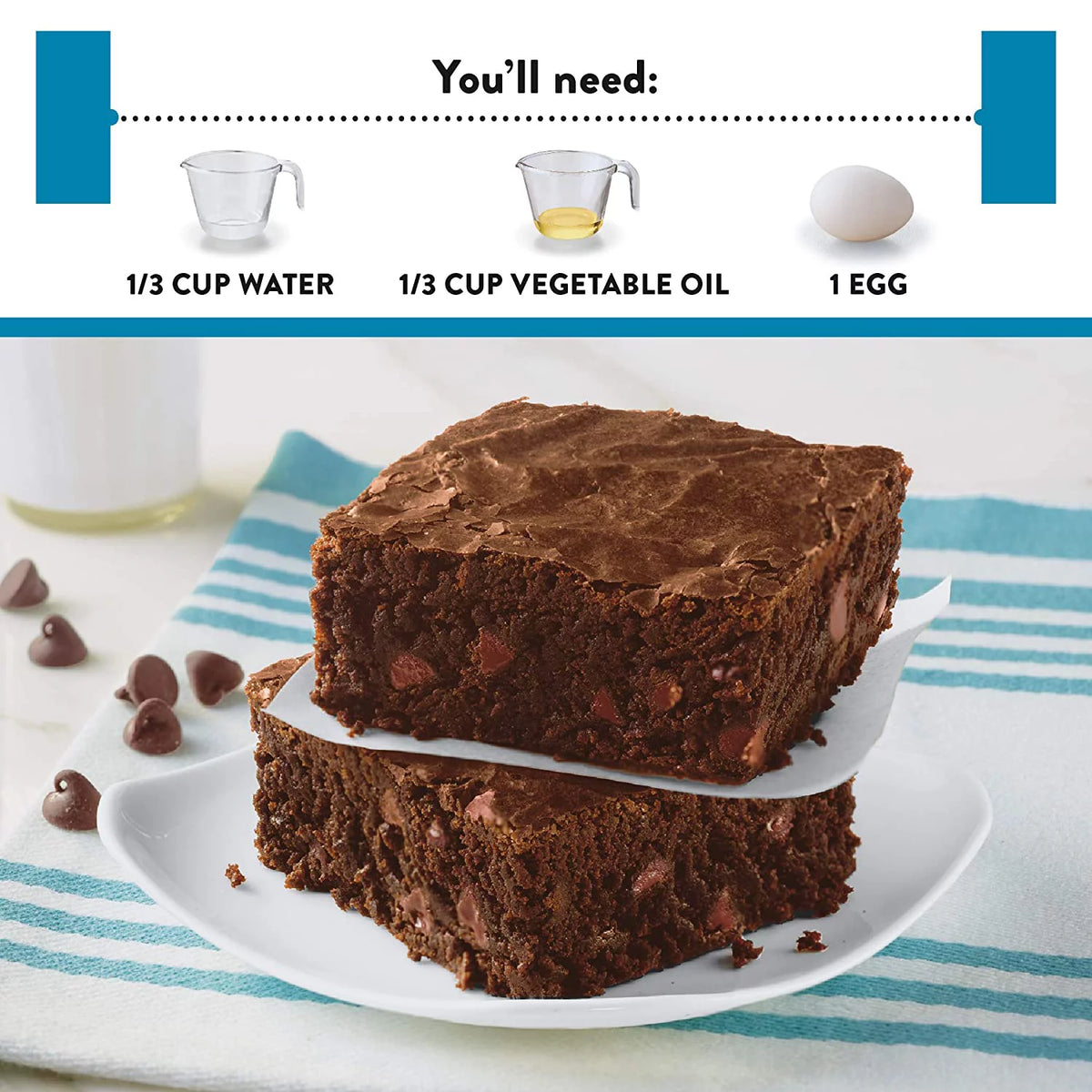 Gluten Free Double Chocolate Brownie Mix 20-Ounce Box Pack of 3 J1477