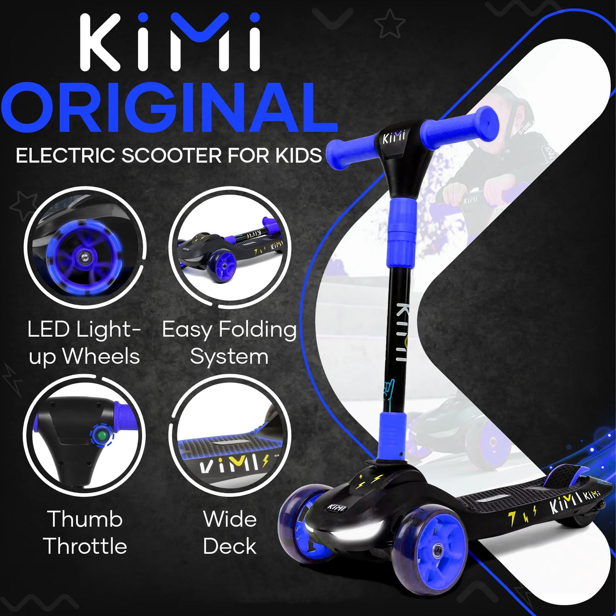 3 Wheel Electric Scooter for Kids and Toddlers W1502