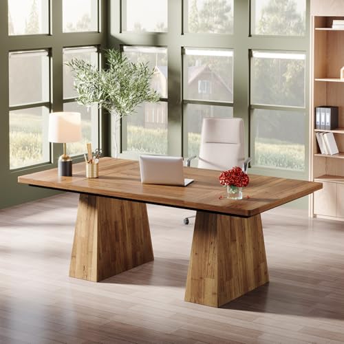 63-Inch Black Executive Desk Y93192
