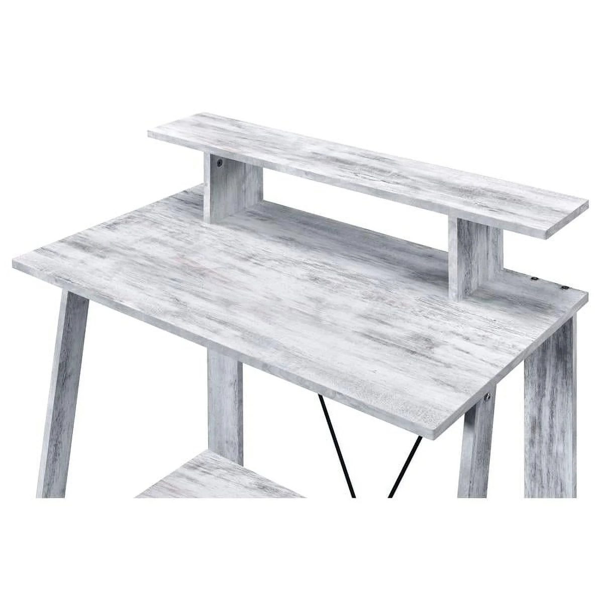 Antique White and Black Wood Writing Desk M648695