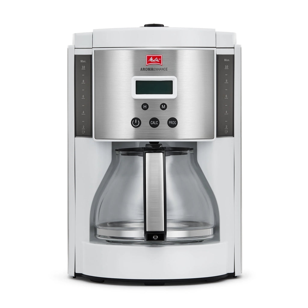 White 10 Cup Stainless Steel Drip Coffee Maker W37234