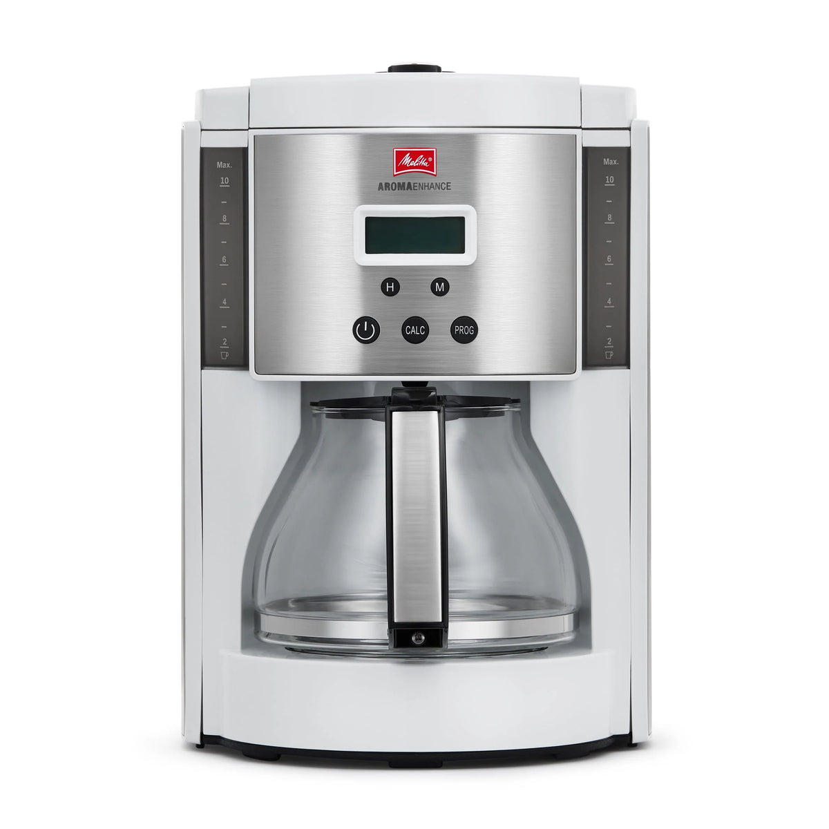 White 10 Cup Stainless Steel Drip Coffee Maker W37234