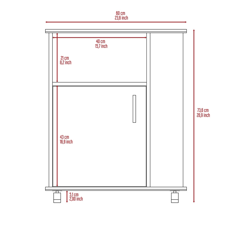 2-Piece Microwave Cabinet Set M543