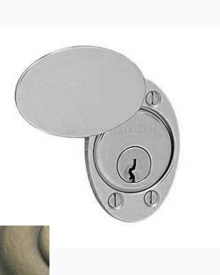 Satin Brass u0026 Black Cylinder Lock Cover Plate X55247
