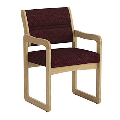 Light Oak Guest Chair with Arms J259