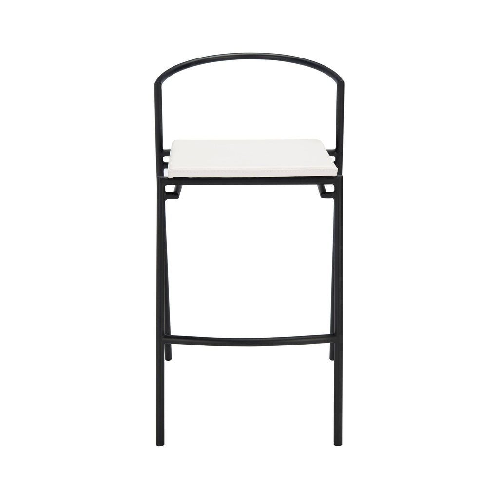 26-inch Counter Stool White/Black V31808