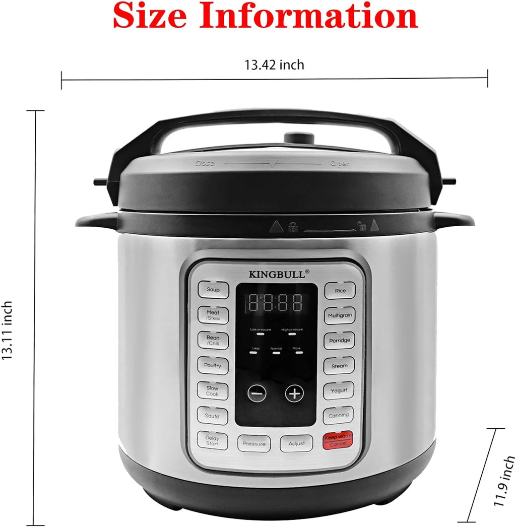 12-in-1 Electric Pressure Cooker 6QT B1896