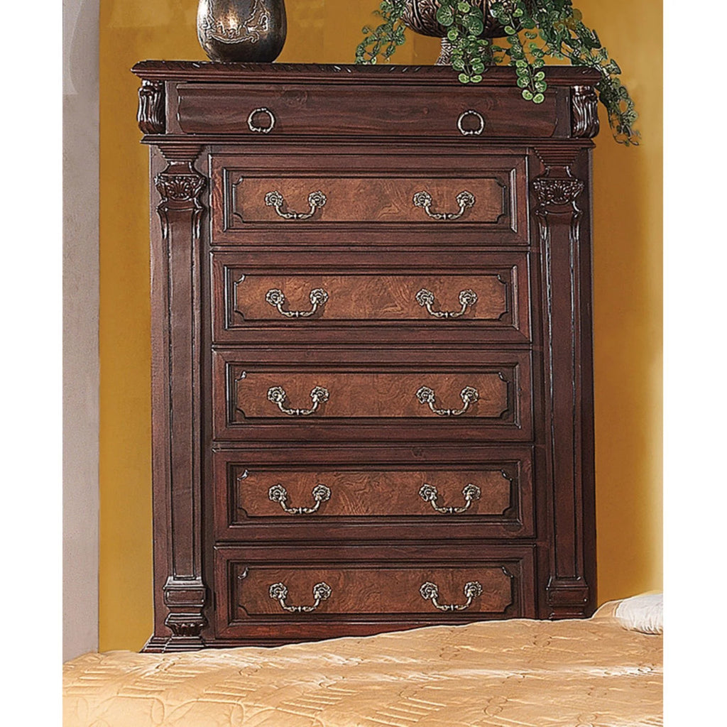 5-Drawer Tall Chest Cappuccino A587280