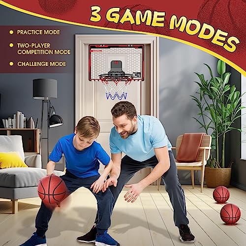 Indoor Basketball Hoop with LED Light and Scoreboard T11691