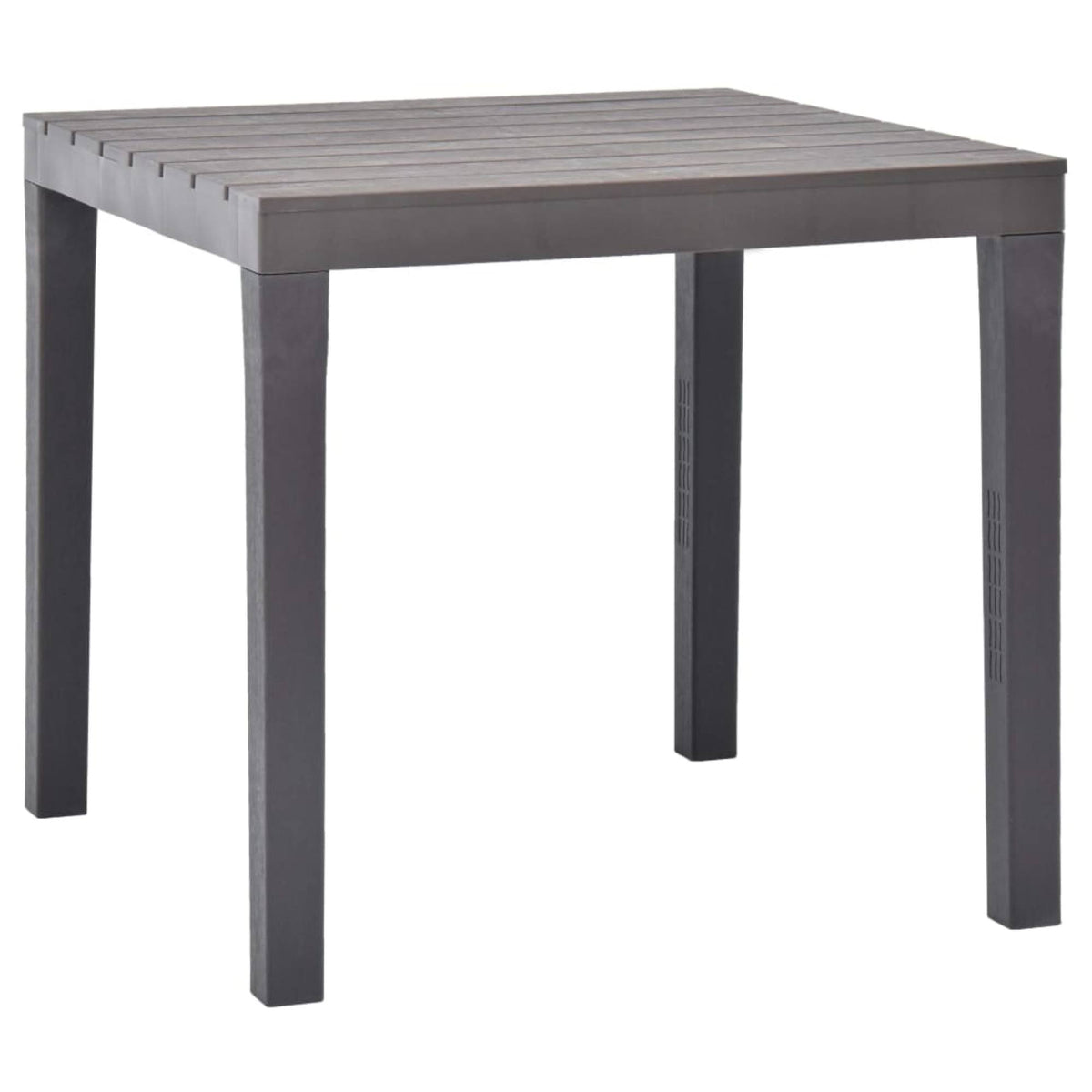 Mocca Plastic Garden Table P317382