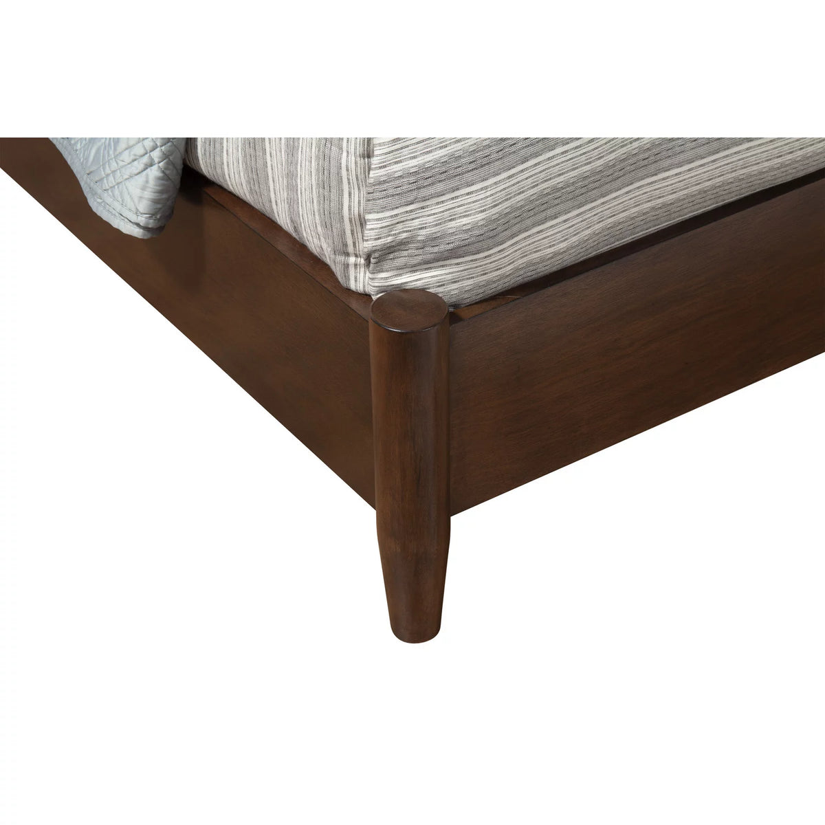 Black Wood Queen Panel Bed P51576
